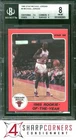 1986 STAR MICHAEL JORDAN #6 RC HOF 1985 ROOKIE OF THE YEAR BGS 8