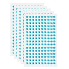 5 Sheet/800 Pcs Self Adhesive Acrylic Gem 5mm Sticker Gem Stones, Blue