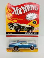 Hot Wheels RLC '67 Pontiac GTO Blue Neo Classics Series #1408/12500 w/ Protector