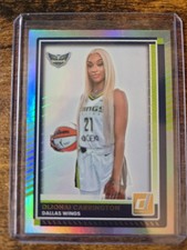 2025 Donruss WNBA DiJonai Carrington Silver Holo #27 Dallas Wings