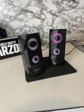 SPKPAL RGB Gaming Speakers Fully Working Very Good Condition