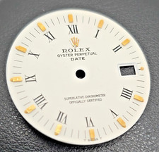 Rolex Date quadrante originale index oro giallo numeri t swiss t trizio Beyeler