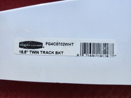 2 Rubbermaid Regalwinkel, 18,5" tiefweiß - FG4C0702WHT - Bild 2 von 4