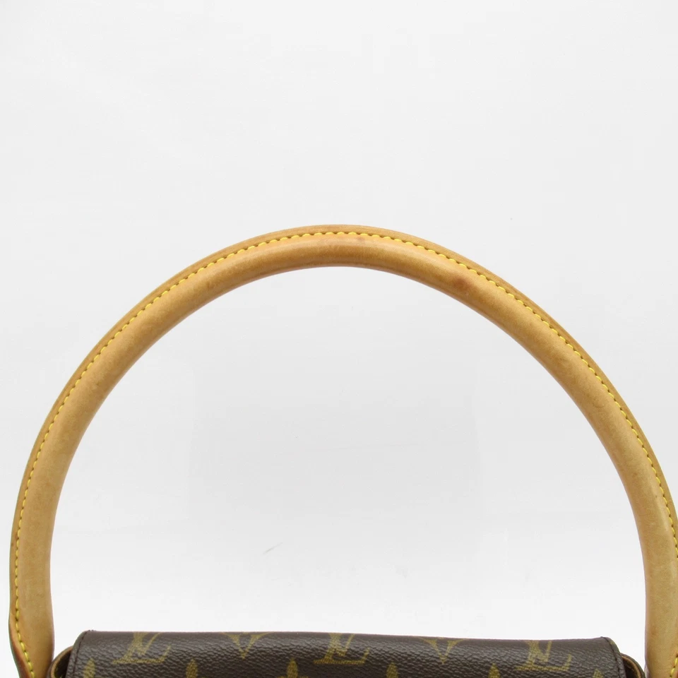 LOUIS VUITTON Mini Looping M51147 Monogram Schultertasche Braun GEBRAUCHT - Bild 2 von 4