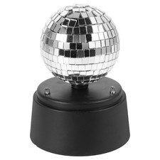Globe Led Table Lamp Dj Lights 70s Disco Party Supplies Glass Ball Desktop