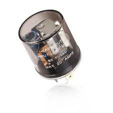 LED Flasher Relay, 12V Heavy Duty 2 Pin Electronic Turn Signal Light 1 PCS