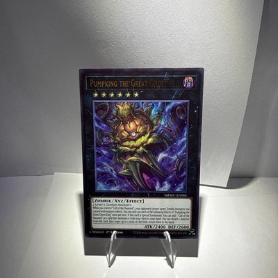 Yugioh Pumpkin the Great Ghost King Ultra Rare MZMU-EN005 1st Edition. NEAR MINT