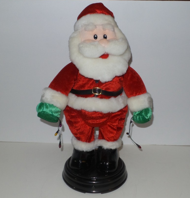 RARE 2006 Gemmy Animated Booty Shaking Singing Dancing Santa WITH LIGHTS