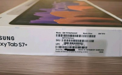Samsung Galaxy Tab S7+ SM-T970 128 GB, Wi-Fi, 12.4 in - Mystic