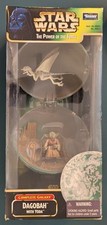 STAR WARS DAGOBAH COMPLETE GALAXY w  YODA 1998 FLYING CREATURE EMPIRE VTG NIB