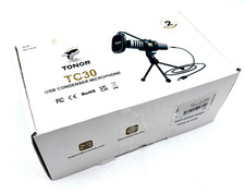 Tonor TC30 Plug Play USB Condenser Microphone Cardioid Pattern - Gray Black