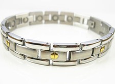 Men's Stainless Steel Magnetic Bracelet Variations