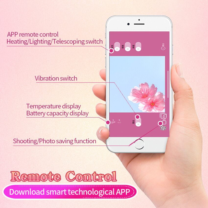 Vibrator App Remote Control HD Camera Vaginal Peep Heating Function Dildo  Wands | eBay