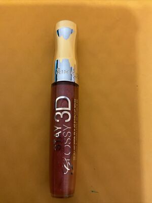 Rimmel stay glossy 3D Lip Gloss 703 LOVE AT THE MOVIES *SEALED*