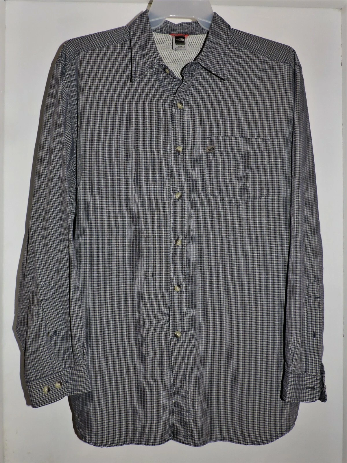 The North Face Men's Long Sleeve Button Front Outdoor Shirt X-Large VGUC