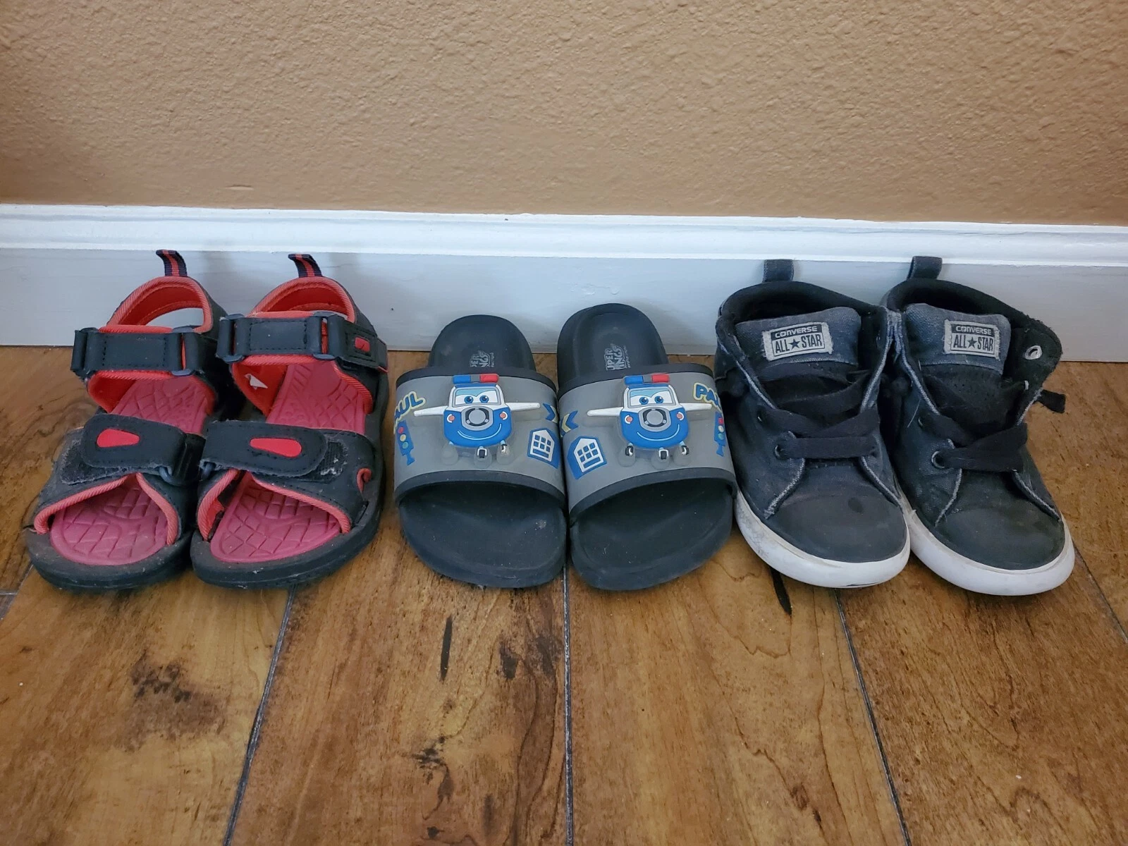 Scarpa bambino pantofole sandali Converse Light Up Super Wings taglia 10