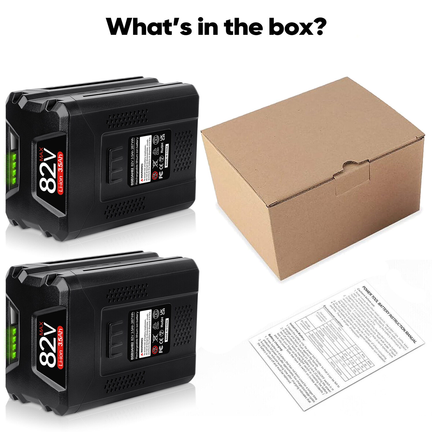 3.5Ah Li-Ion Battery For Briggs & Stratton Snapper XD 82V MA