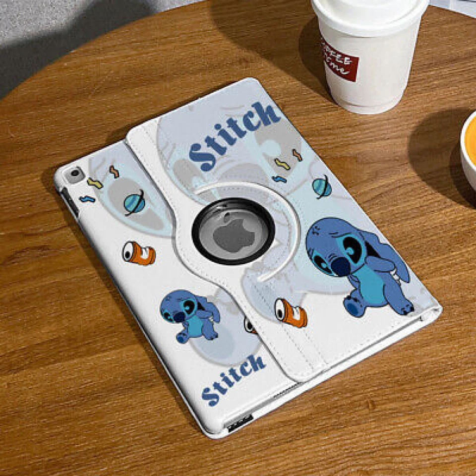Angel Stitch Rotation Stand Case For iPad7/8/9/10th 10.2 10.9 Air Pro 11 2024NEW - Image 4 of 4