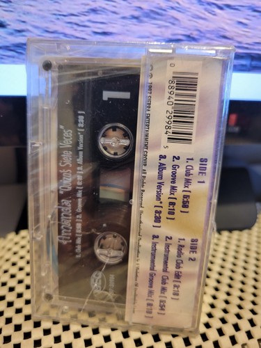 Amanda "Quiza's Siete Veces" (Cassette, 1997) Spanish Music Compilation NEW - Picture 2 of 2