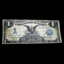 1899 1 Black Eagle One Dollar Silver Certificate Large Size Note ---- 197