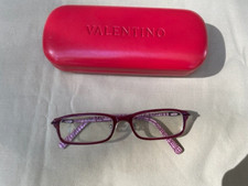 Valentino Purple Red Rectangle Eyeglasses Frames  Case 5497 0Q41 49-17-130