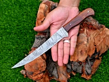 Damascus Chef Fillet Knife Custom Made Kitchen -Hand Forged Damascus Steel 2804