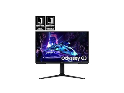 Samsung 24'' Odyssey G3 (G30D) FHD 180Hz 1ms Gaming Monitor LS24DG302ENXZA 2024