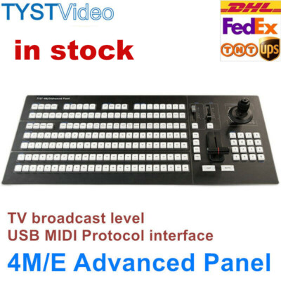 DHL TYST 4M/E Advanced Panel Video Swicher MIDI Protocol for Vmix TV Broadcast