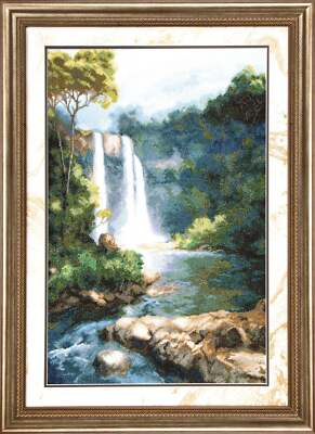 Charivna Mit Cross-stitch kit M-106C Waterfall