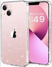 clear glitter iphone case 13 6.1 inch
