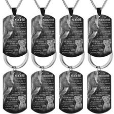 TO MY DAUGHTER SON Lion Necklace Gifts For Teens Kids Women Men Decor