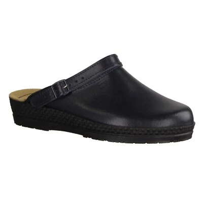 Rohde Neustadt Clogs Pantolette Klinik- Küchenschuhe Damen Schwarz 1440