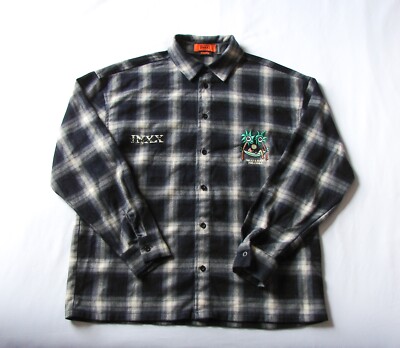 INXX Streetlab Standby Jeremyville Graphic Print Embroidered Plaid