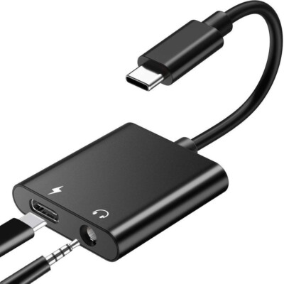 For Samsung Galaxy S24/Ultra/Plus - Earphone USB-C Headphone Adapter 3.5mm Jack
