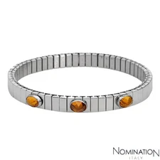 NOMINATION ITALY Made in Italy Three-stone Bracelet With 3.00ctw CZ in StSl