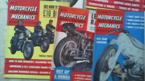 VINTAGE MOTORCYCLE SCOOTER & THREE WHEELER MECHANICS MAGS TRIUMPH HONDA YAMAHA - Picture 7 of 8