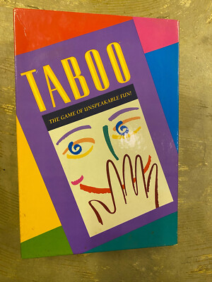 Vintage TABOO Board Game by Milton Bradley 1989 Excellent Condition | eBay