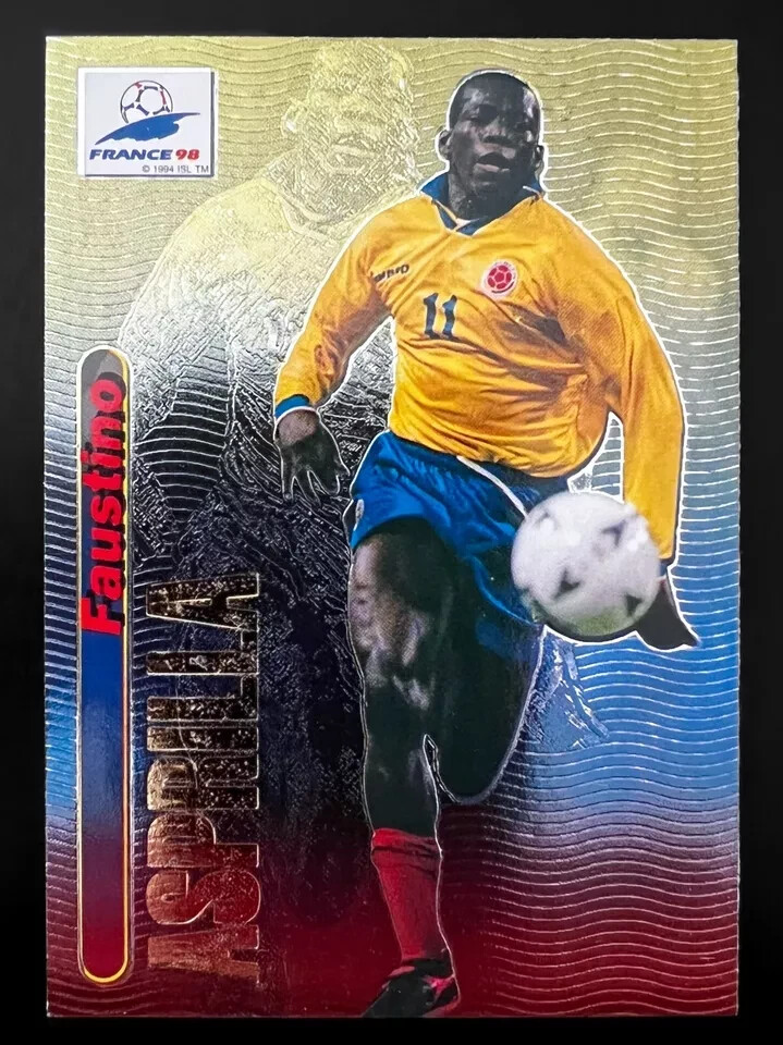 1998 Panini Faustino Asprilla #73 Colombia 98 France FIFA World