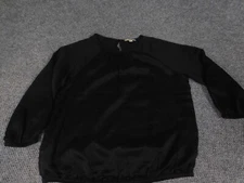 Loft Womens Blouse XSP Petites Black pullover