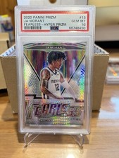 2020-21 Panini Prizm Ja MORANT Fearless Hyper Prizm  psa 10 Gem Mint