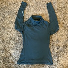 Shape Activewear Jacket 1/4 Zip Green Long Sleeve Stretch Running Jogging Medium