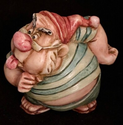NIB HARMONY KINGDOM Disney Mr Smee from Peter Pan FIGURINE BOX - Retired