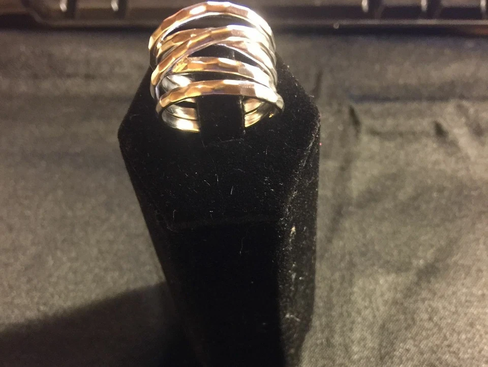 Silpada Sterling Silver Wrapped Up Band R3475 Ring 925 Sz: 11--NEW - Image 3 of 4