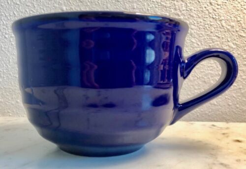 Schönes kobaltblau 24 oz. Jumbo Kaffeetasse, große schwere Suppe Teetasse Schüssel - Bild 2 von 4