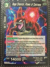 Rage Shenron, Power Of Darkness - Dragon Ball Z Super Card Game - Nm / Mint