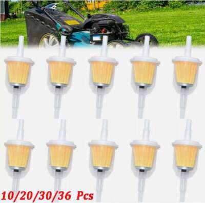 36X 1/4'' 5/16'' 7mm/8mm Inline Gas Fuel Filter For Small Engine Lawn Garden Mower