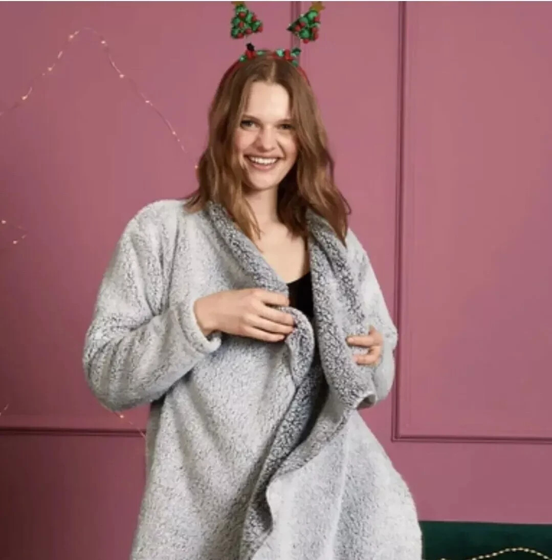 Avon Charcoal Waterfall Lounge Jacket, various sizes, BNIP, FREE POSTAGE