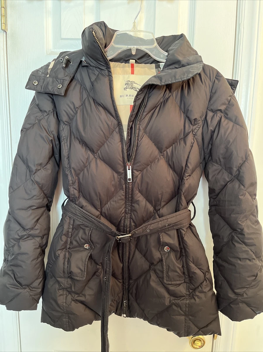 burberry grey puffer jacket