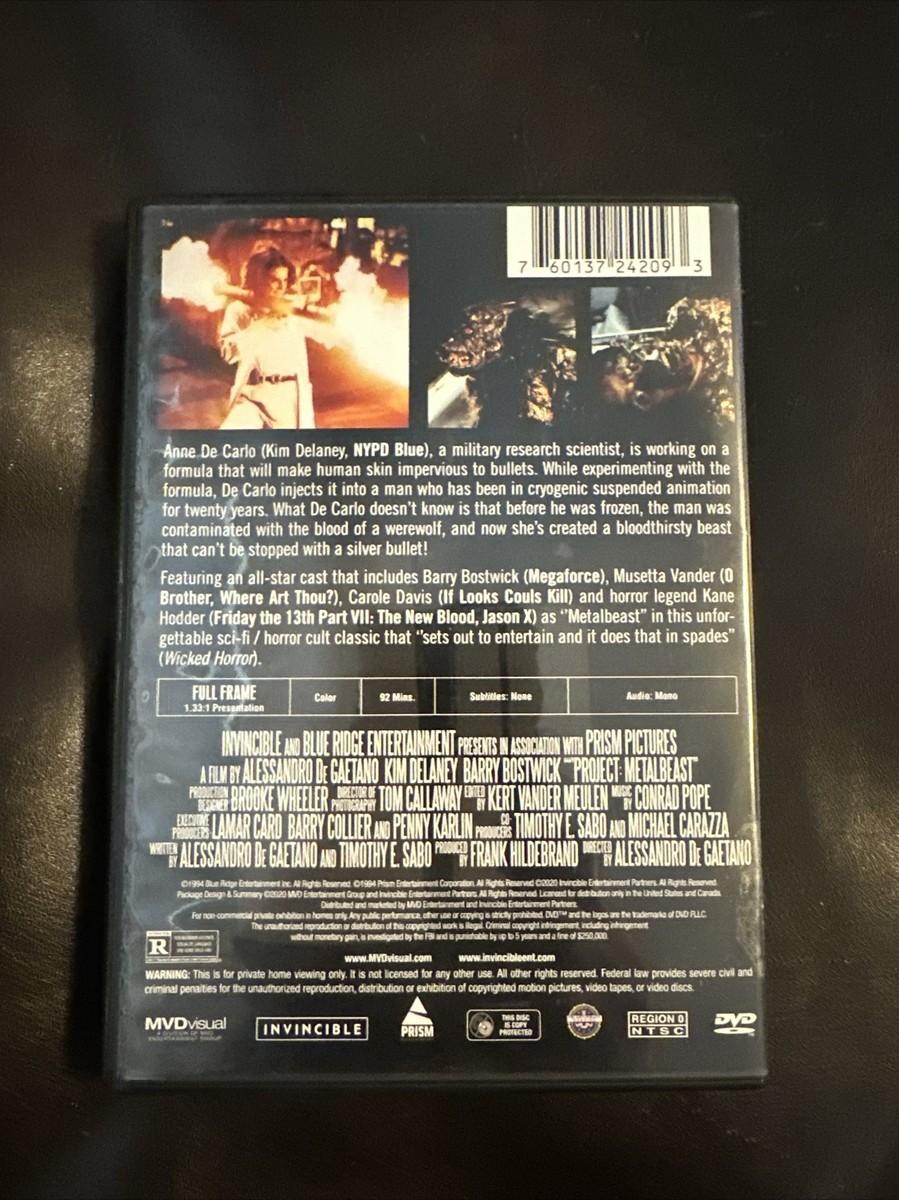 Project: Metalbeast Dvd 760137242093| eBay
