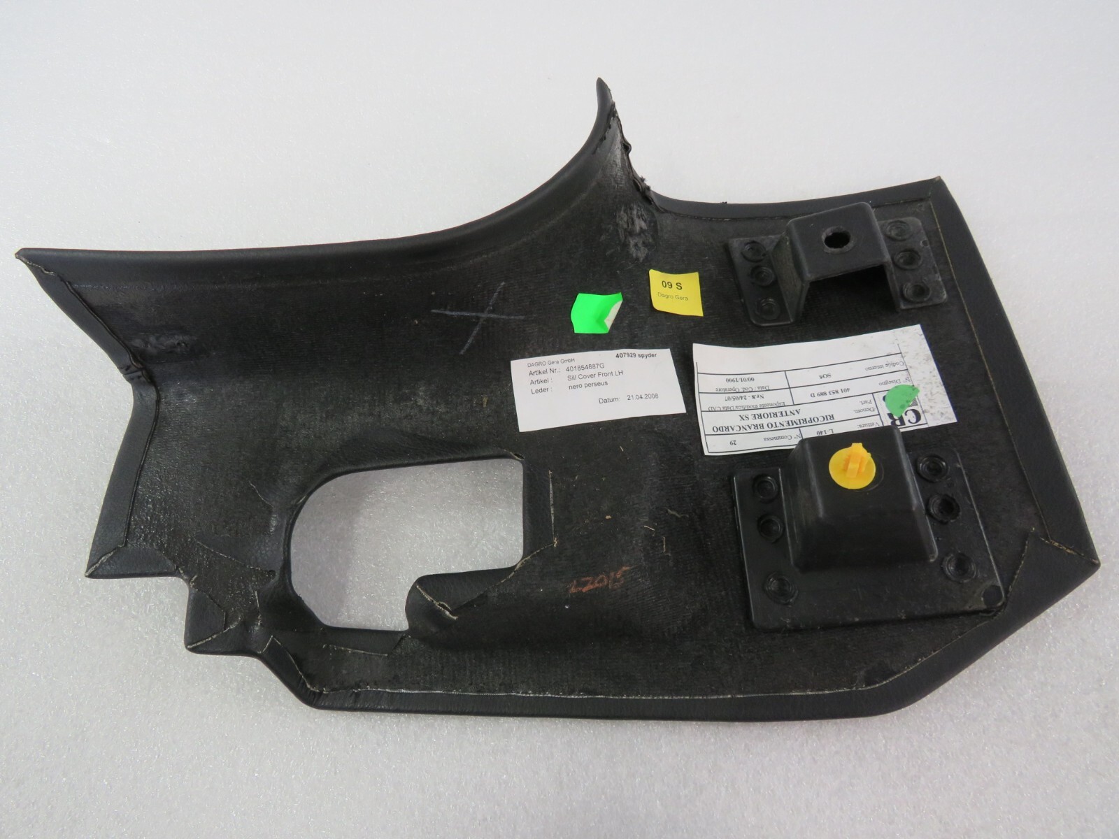 Lamborghini Gallardo, LP550, 560, LH, Front Sill Cover, Used, P/N 401854887G